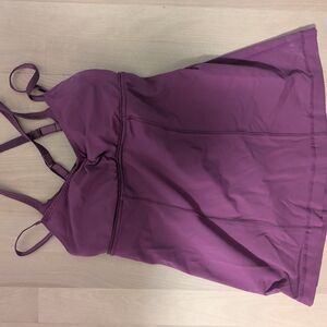 lululemon plum athletic tank dress